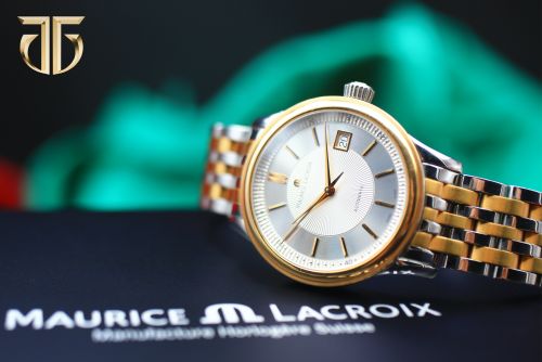 Đồng Hồ Nam Maurice Lacroix Les Classiques 18K Bezel Demi Rose Gold LC6027-PS103-131