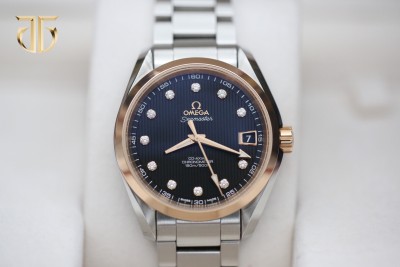 Omega Seamaster Aqua Terra Diamond Gold 18K