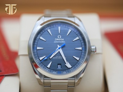 Omega AquaTerra 41mm. Master Chronometer 8900 dây thép 220.10.41.21.03.002