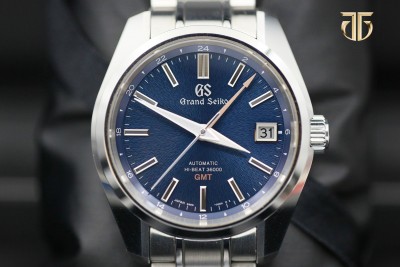 Grand Seiko Hi Beat GMT Iwate Blue Boutique Limited Edition 40mm SBGJ235G
